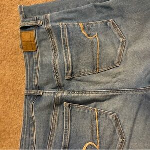 American Eagle Outfitters Light Blue high rise next level stretch jegging